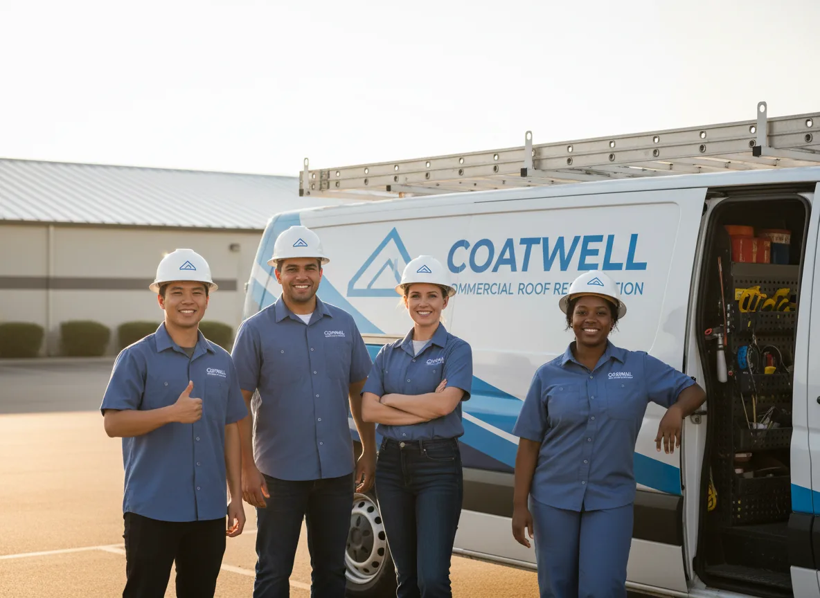 Commercial roof coating company in Albertson, NY